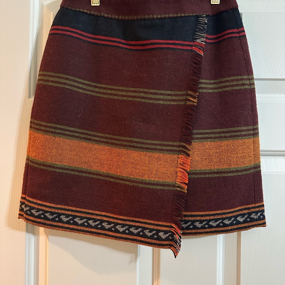 Vintage Loft Multicolor Earth Tones skirt size 2p - Picture 3 of 8